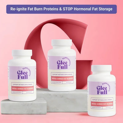 GLEE FULL SUPPS Meno Shred Fat Burner – Supports Metabolism & Helps Achieve Slimming Goals for Women