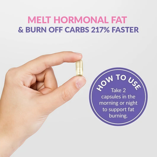 GLEE FULL SUPPS Meno Shred Fat Burner – Supports Metabolism & Helps Achieve Slimming Goals for Women